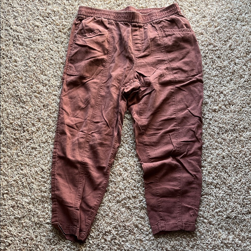 Old Navy Wide-Leg Pants in Rust Brown